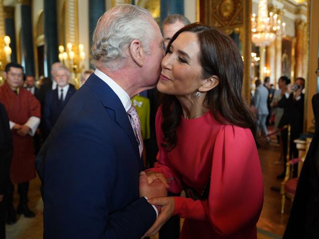 Britain's King Charles III looked forward to meeting the new King and Queen after welcoming them to his coronation last year. Picture: AFP