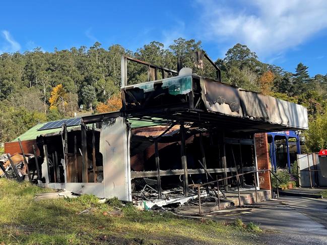 Former supermarket destroyed in suspicious blaze