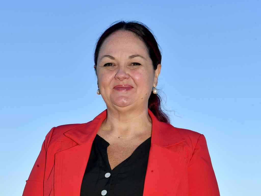 Labor Herbert candidate Edwina Andrew at Townsville Port. Picture: Evan Morgan