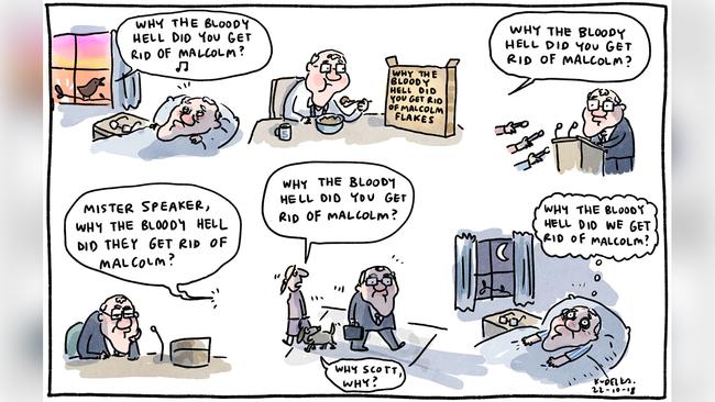 Jon Kudelka Letters cartoon for 22-10-18Version: Letters Cartoon  (1280x720 - Aspect ratio preserved, Canvas added)COPYRIGHT: The Australian's artists each have different copyright agreements in place regarding re-use of their work in other publications.Please seek advice from the artists themselves or the Managing Editor of The Australian regarding re-use.