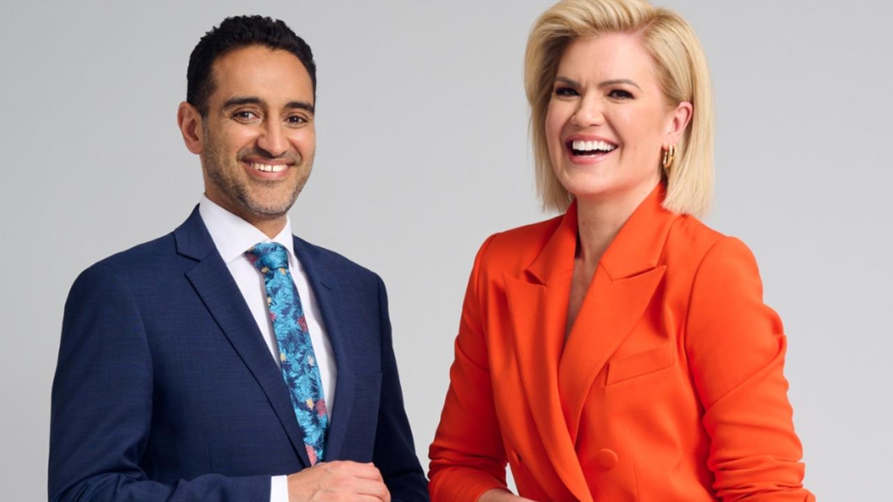 Project hosts Waleed Aly and Sarah Harris. Source: Network 10