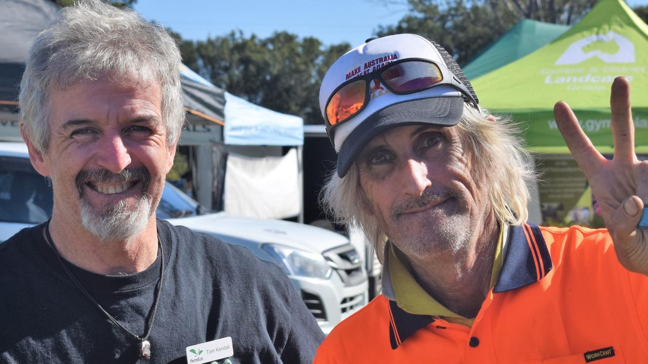 Mary River Festival at Kandanga, July 17, 2021: Tom Kendall and Brian Mushroom. Pictures: Josh Preston