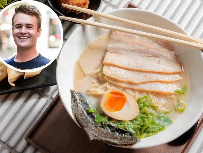 Motto Motto chief operating officer Matt Fickling was looking forward to selling $1 ramen to celebrate opening at Fairfield Central. Picture: Supplied.