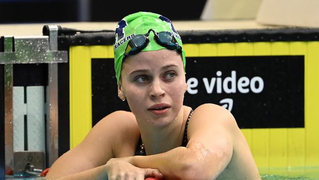 The moment in 2021 when Elizabeth Dekkers realised she had failed to make the Olympics - but now she is on top of the world. (Photo by Quinn Rooney/Getty Images)