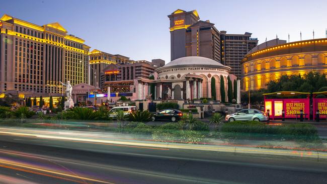 Caesars Palace in Las Vegas. (L.E. Baskow/Las Vegas Review-Journal via AP)