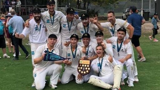 Heidelberg celebrates its DVCA Money Shield premiership. Picture: Facebook