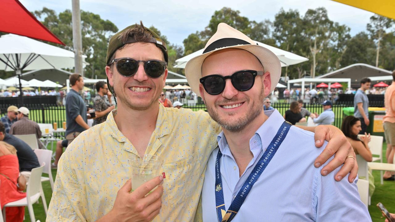 DECEMBER 6, 2024: Fans enjoying the atmosphere at Adelaide Oval for the Test Cricket Australia v India. Picture: Brenton Edwards