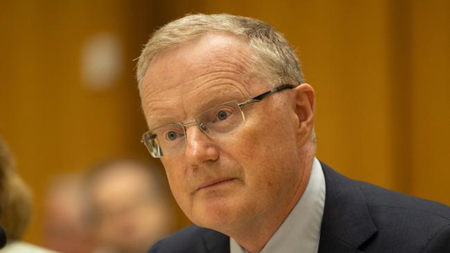 Reserve Bank Governor Philip Lowe defended his rate rises before a Senate estimates hearing on Wednesday. Picture: NCA NewsWire / Gary Ramage