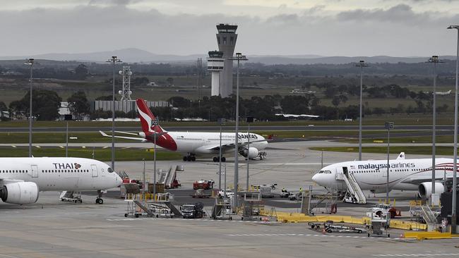 MELBOURNE, AUSTRALIA - NewsWire Photos JULY 20, 2024: Plane traffic at Melbourne Airport slowly gets back to normal after yesterday's worldwide IT outage. Picture: NewsWire / Andrew Henshaw