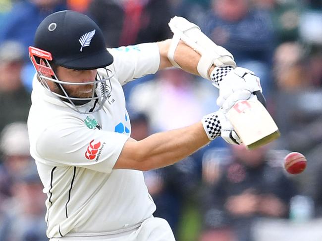 New Zealand's Kane Williamson plays a shot. Picture: AFP