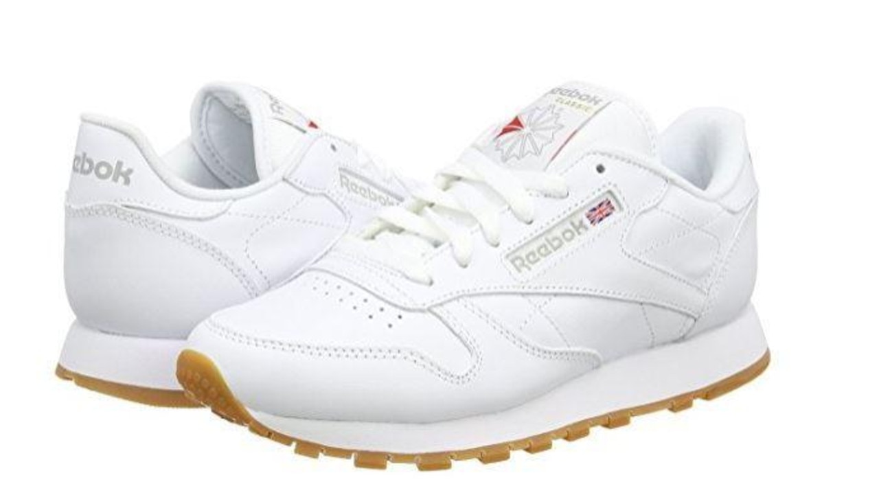 Meghan has made the white Reebok sneakers stylish again. Picture: Amazon