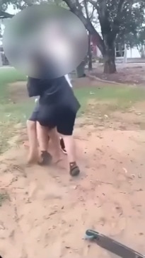 Shocking footage shows youths fighting at Gracemere park