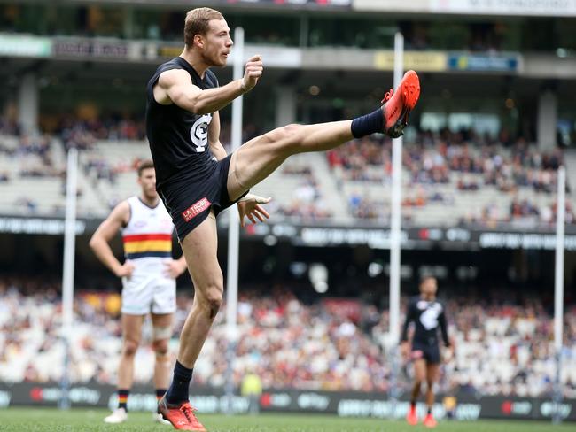 Harry McKay represents the future of Carlton’s forward line. Picture: Michael Klein