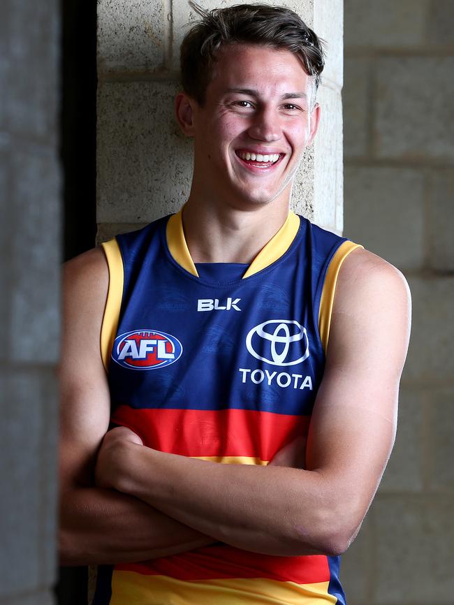 Adelaide’s first-round draft pick Tom Doedee. Picture: Sarah Reed