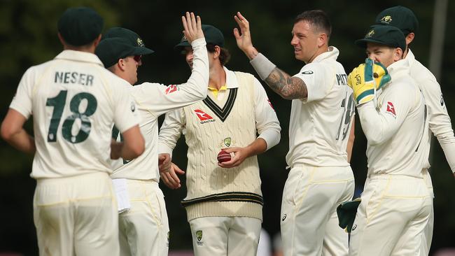 Australia A wore shirts with names and numbers on in their tour match against Sussex.