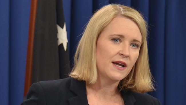 Chief Minister Michael Gunner says comments by former Labor leader Delia Lawrie about Treasurer Nicole Manison and Attorney-General Natasha Fyles “would never have been said about a bloke”