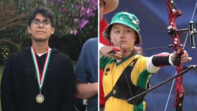 (L-R) Aditya Patil and Tara Choo will take aim in Sydney from 27 May, 2023 at Sydney Olympic Park. Picture: Supplied.