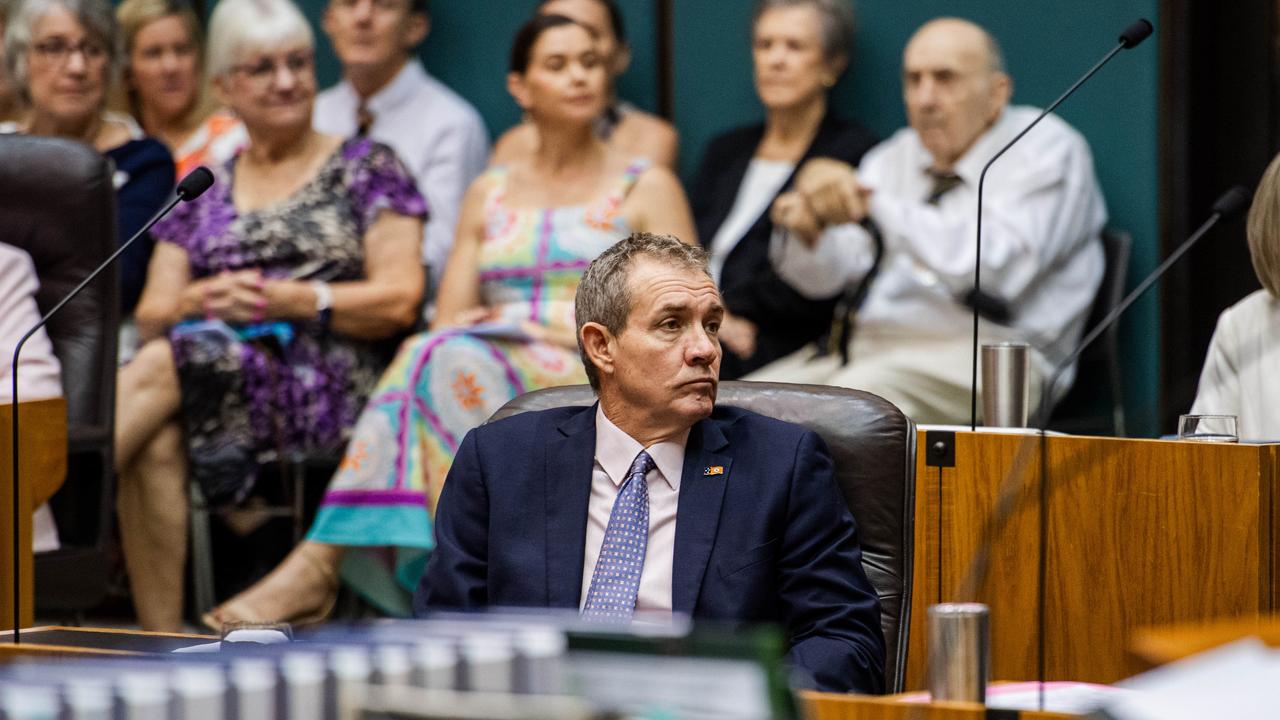 Deputy Chief Minister Gerard Maley at the official Opening and First Meeting of the 15th Legislative Assembly of the Northern Territory.' Picture: Pema Tamang Pakhrin