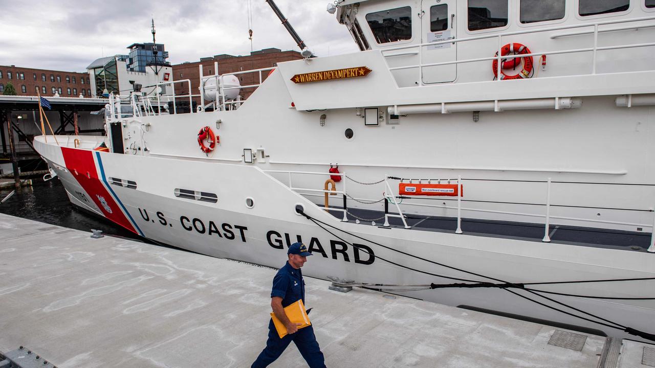 Authorities are scrambling to find the five-person vessel before time runs out. Picture: Joseph Prezioso / AFP