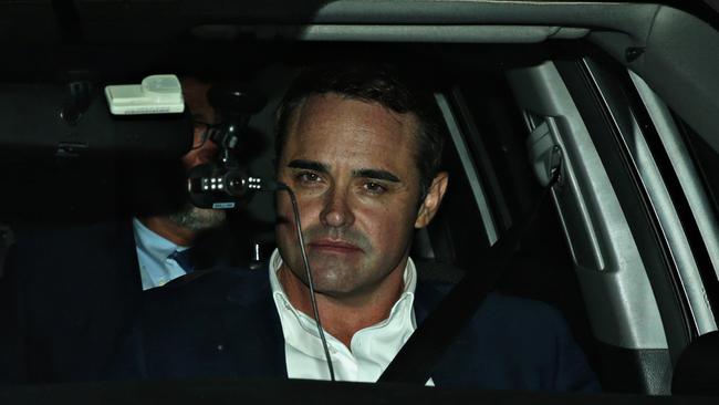 Ben McCormack leaving Redfern police station. Picture: Adam Yip/ The Manly Daily