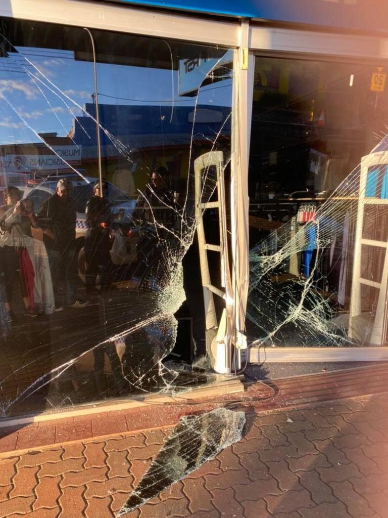 A 19-year-old Clifford Dynevor is accused of ramming a stolen car through the glass entrance to Kingaroy SportFirst. Photo/Facebook