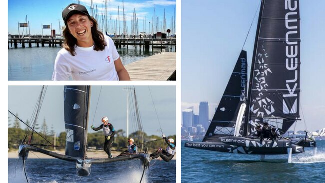 Olivia Price is the only female skipper on the SuperFoiler series.