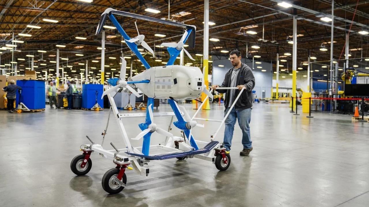 Prime Air has tested several versions of its drone. Picture: Supplied