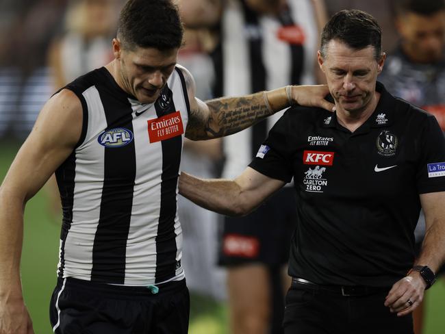 Collingwood have work to do to get back up the ladder. Picture: Michael Klein