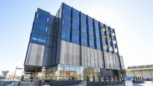 The $40 million office building where Treasury staff will begin work next month. Photo: AAP/Roy VanDerVeg