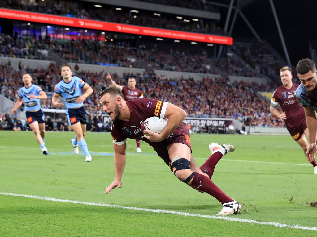 Kurt Capewell was one Maroon who could hold his head up high after the 2021 Origin series. Picture: Adam Head