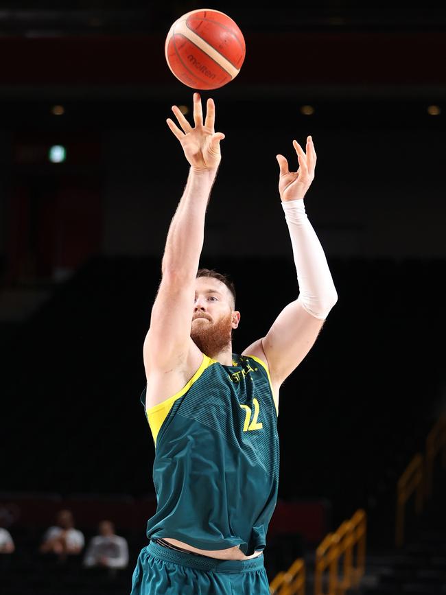 Baynes takes a shot at the Tokyo Olympics.