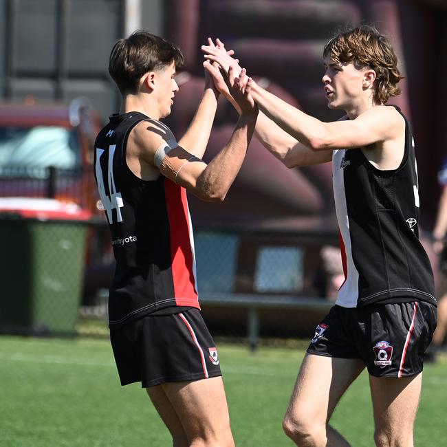 Morningside Vs Sherwood playing in the colts AFL semi final. Saturday September 7, 2024. Picture, John Gass