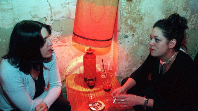 Gaelene Boyle and Corinna McLaine at Revolver in September 1999. File picture by Manuella Cifra.