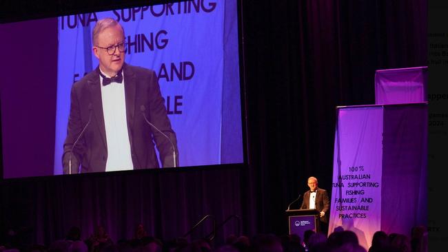 Prime Minister Anthony Albanese at the AgriFutures Rural Women’s Awards. Picture: Twitter