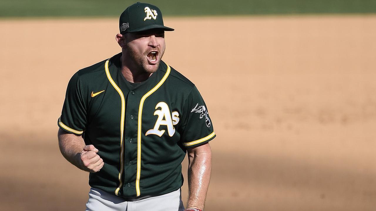 Aussie pitcher Liam Hendriks is one of the best in baseball. Photo: Kevork Djansezian/Getty Images/AFP