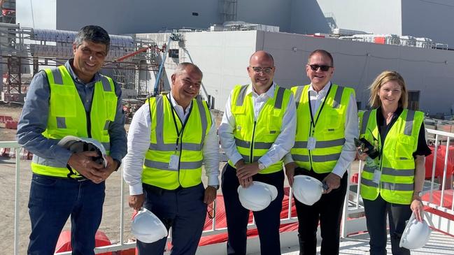 Gold Coast Mayor Tom Tate at Dubai's Waste to Energy renewable energy facility in November 2022.