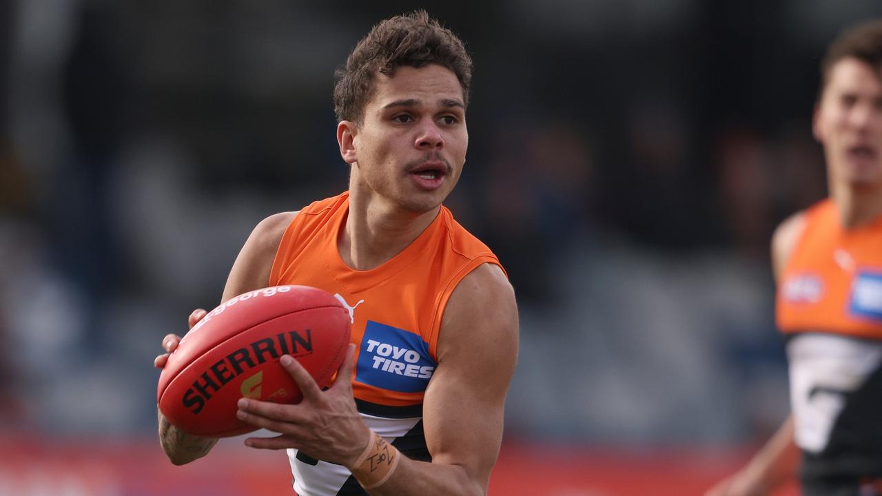 Bobby Hill is still a Giant, despite reportedly being in tears trying to get to Essendon. Photo by Jonathan DiMaggio/Getty Images