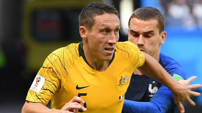 Socceroos defender Mark Milligan had a fine World Cup.