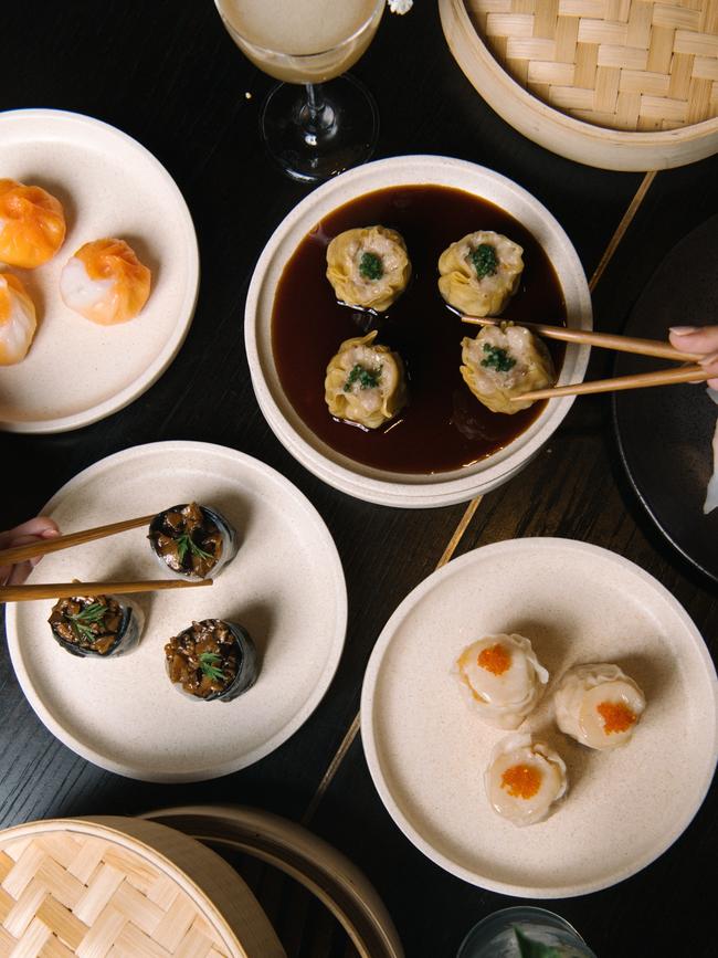 Beef rendang and mozzarella spring rolls and mud crab and scallop dumplings are some of the offerings. Picture: Jiwon Kim