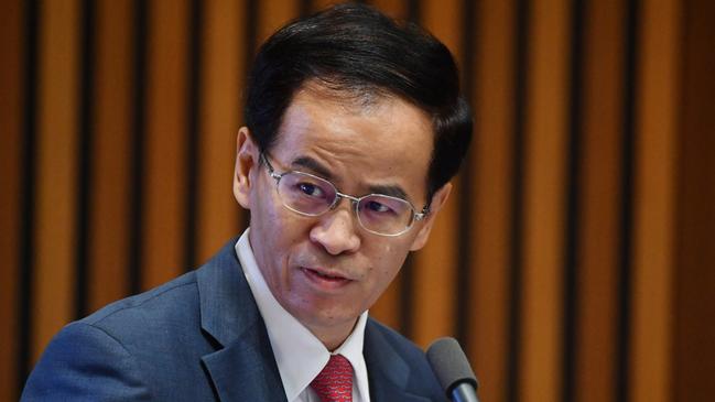 Chinese ambassador to Australia Cheng Jingye. Picture: AAP