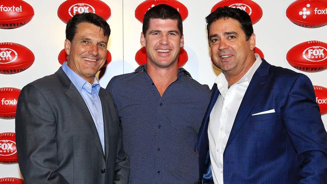 Paul Roos, Jonathan Brown, Garry Lyon. Picture: Mark Stewart