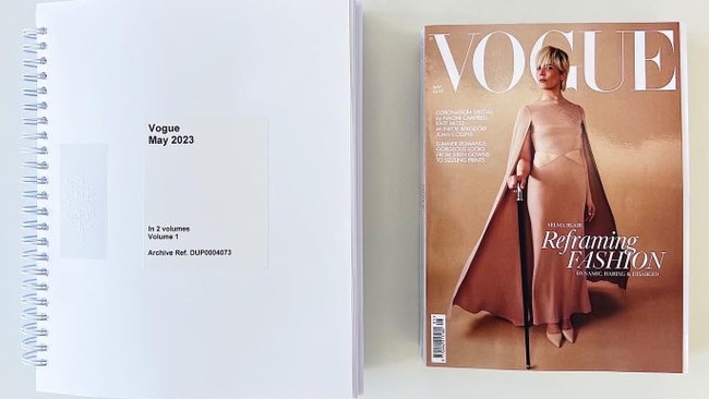 For the first time in its 107-year history, British Vogue has released a braille edition of the magazine – a move that’s been applauded by many. Picture: Twitter