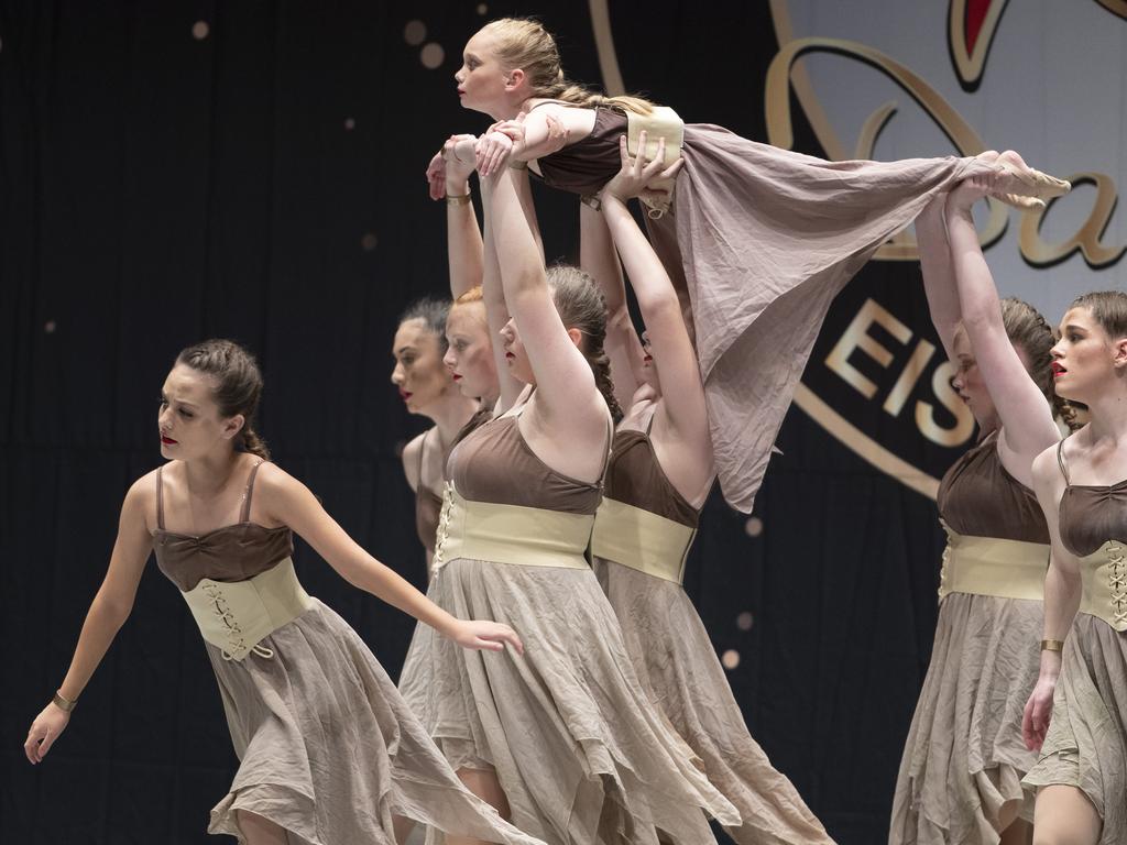Southern Tasmanian Dancing Eisteddfod, 16 Years and Under Lyrical/ Contemporary Group Cosmic Dance Intermediate. Picture: Chris Kidd