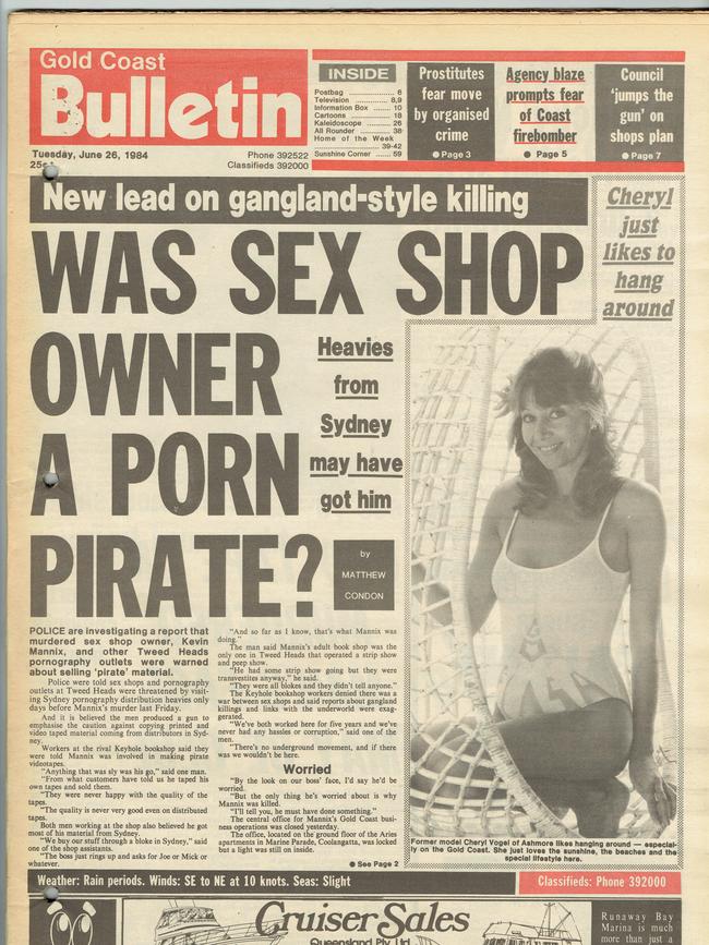 Gold Coast Bulletin 1984, June 26. Front page.