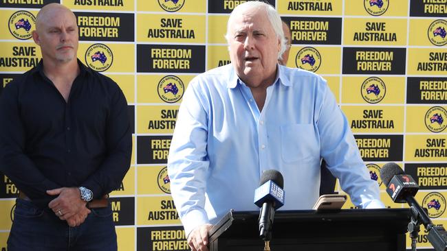 Over the 2019 and 2022 elections, Clive Palmer spent around $170 million. Picture: Brendan Radke