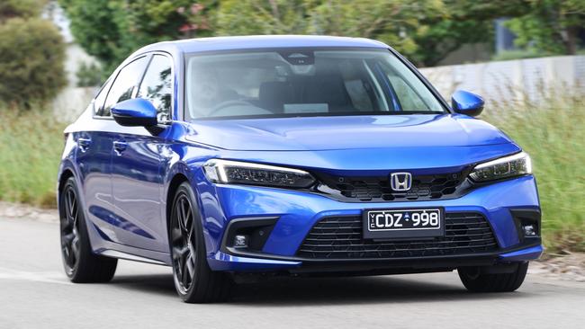 Honda has launched a hybrid version of its Civic hatchback.