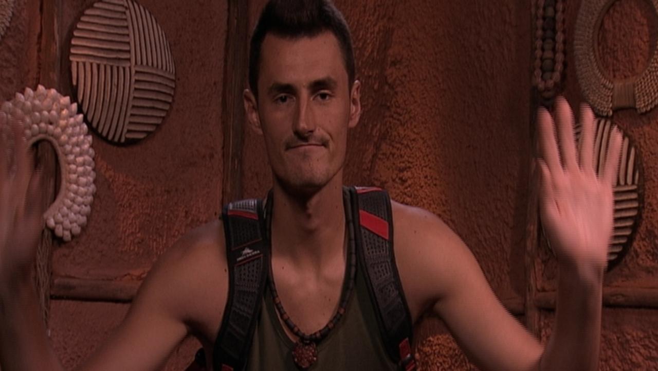 Bernard Tomic left the jungle in record time. 