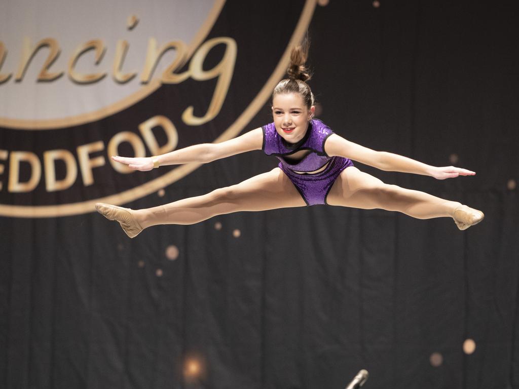 Southern Tasmanian Dancing Eisteddfod, Presley Hazell (HOD) during the 12 Years Jazz Solo at Wrest Point. Picture: Chris Kidd