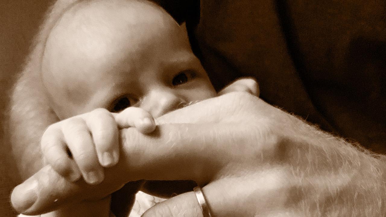 Archie Mountbatten-Windsor when he was six weeks old. The world would no doubt love him to have a new brother or sister. Picture: AFP PHOTO / The Duke and Duchess of Sussex @SussexRoyal.