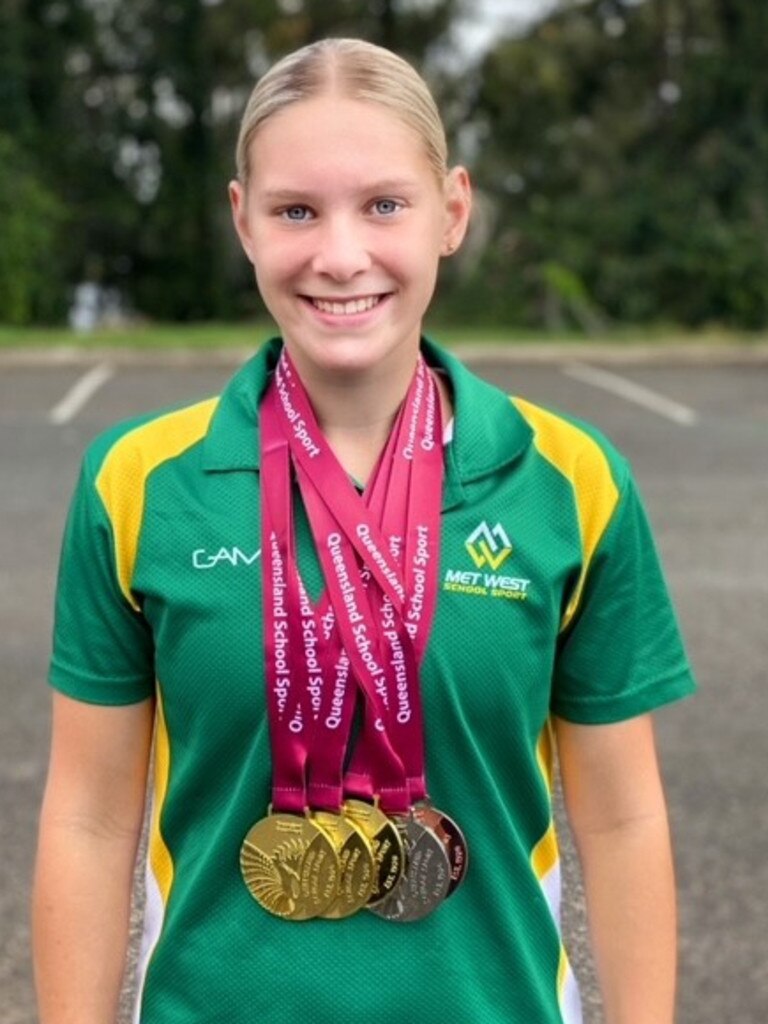 Charlize Goody has been named as one of Queensland's best young sporting stars.